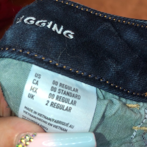 American Eagle Dark Wash Stretch Jeggings - Picture 5 of 5